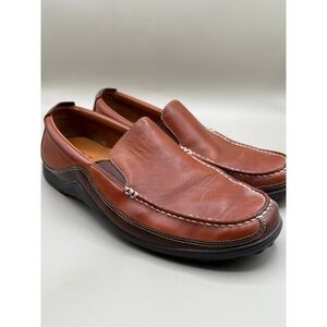 Cole Haan Mens Brown Leather Slip On Loafer Tucker‎ Venetian Size 9
